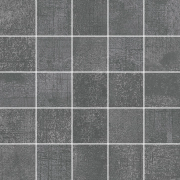 Fabric Mosaico 303506 - Anthracite, Naturale, 30x30cm, 9.50mm, Rectified