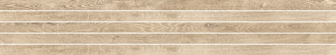 Luni Mosaico Rovere, Naturale, 20x120cm, 10.00mm, Not rectified