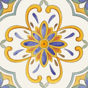 Marechiaro Decoro 03R2003 - Vietri, Lucido, 20.3x20.3cm, 8.50mm, not-rectified