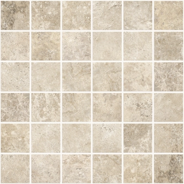 Roma Mosaico 5x5 085H140 - Aventino, Naturale, 30.4x30.6cm, 10.00mm, Not rectified