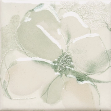 Clay Flower 00G1D04 - Emerald, Naturale, 10x10cm, 9.00mm, not-rectified