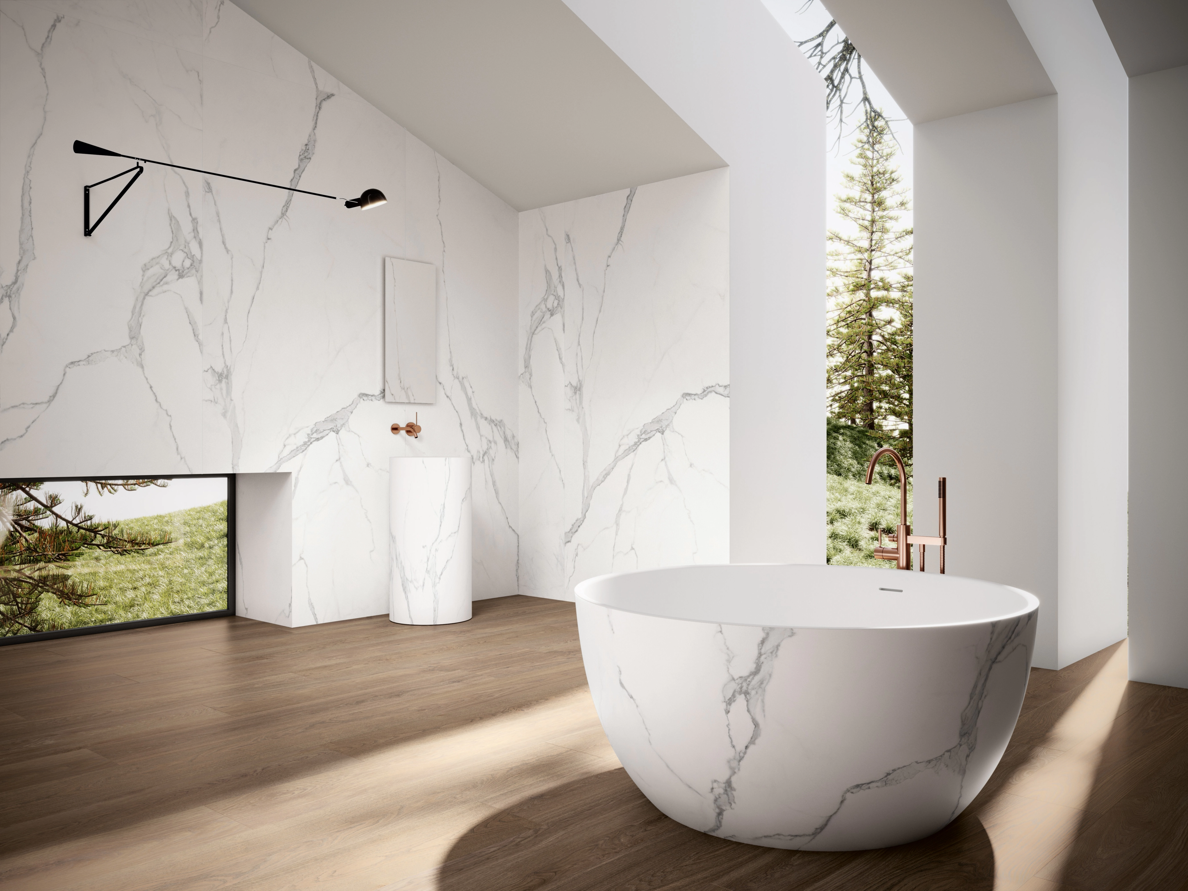Ape Ceramica Luna Blanca, Marble