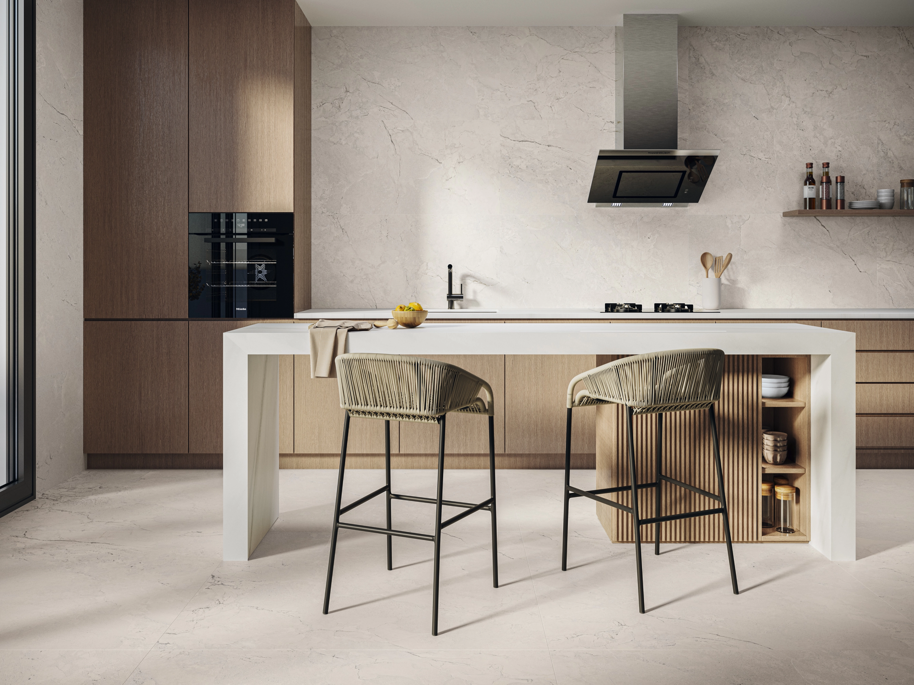 Ape Ceramica Bianco Lasa, Marble