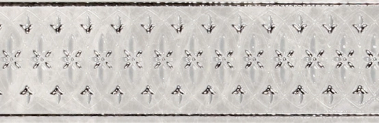 Silver Pearl Cenefa Ghada Pearl, Matt, 3.15x29.53