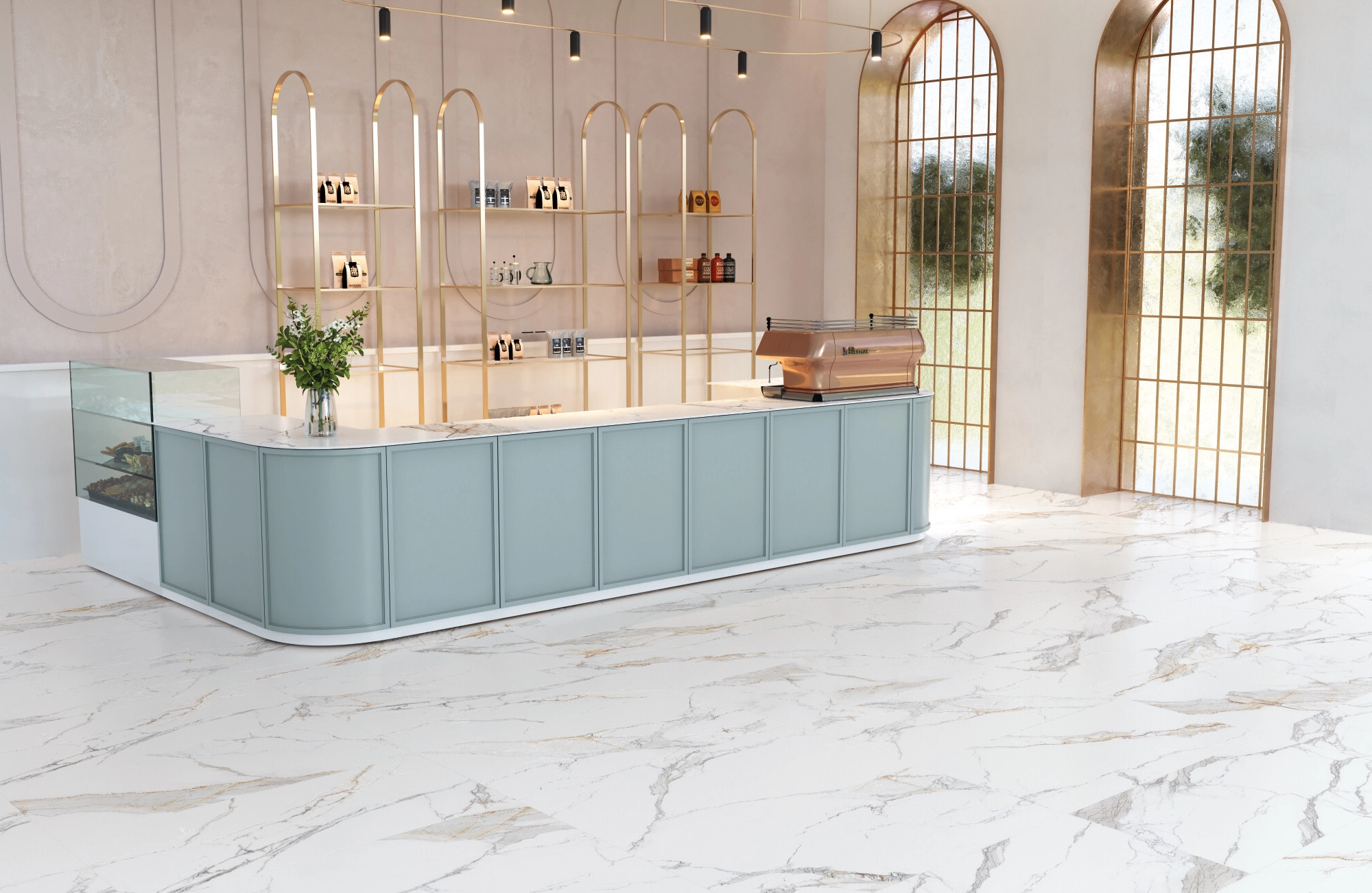 Museum Surfaces Praline, Marble
