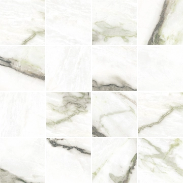 Matcha Mosaico 38114 - Green, Natural, 30x30cm, 10.00mm, Not rectified