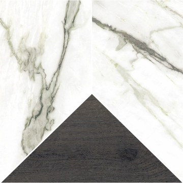 Matcha Mix 38116 - Ebony, Natural, 30x30cm, 10.00mm, Not rectified