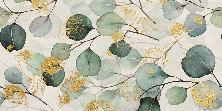 Wall Gallery Eucalyptus, Semi Lucido, 60x120cm, 10.00mm, Rectified