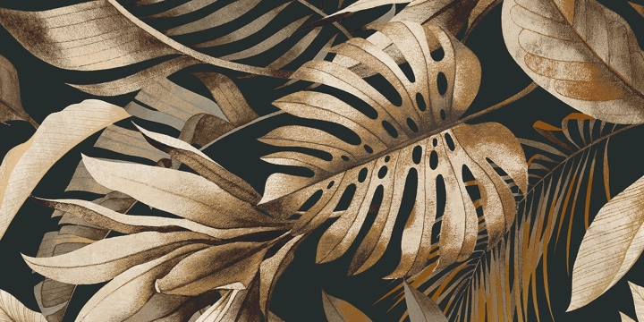 Wall Gallery Gold Jungle, Semi Lucido, 60x120cm, 10.00mm, Rectified