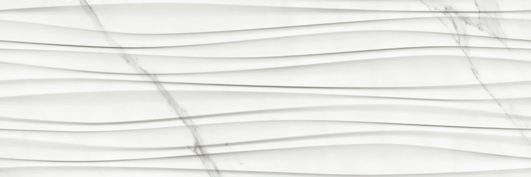 Posh Struttura 0422105 - Onda Calacatta, Matt, 30x90cm, 10.00mm, Rectified