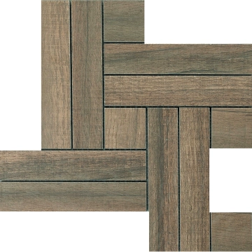 Sajonia Parque 8PQ-90 - Nogal, Matt, 30x30cm, 10.00mm, Rectified