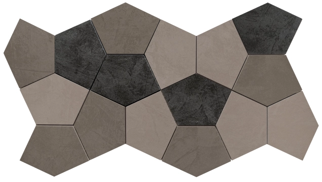 Resina Mosaico 10824423 - Penta, Naturale, 31.6x63.2cm, 10.00mm, Rectified