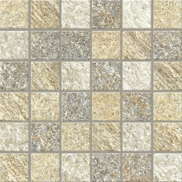 Arenite Mosaico Multi, Naturale, 30x30cm, 10.00mm, Rectified