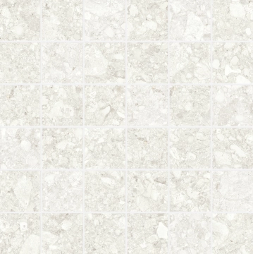 Retrò Mosaico Bianco, Naturale, 11.81x11.81
