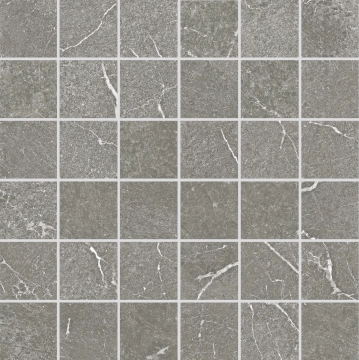 Livingstone Mosaico Grigio, Naturale, 30x30, Square, 8.50, Not Rectified
