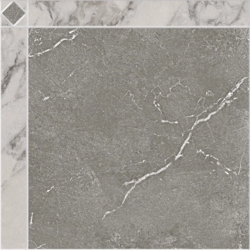Livingstone Cassettone Grigio Arabescato, Naturale, 33.7x33.7, Square, 8.50, Not Rectified