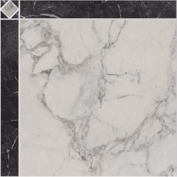 Livingstone Cassettone Arabescato Nero, Naturale, 33.7x33.7, Square, 8.50, Not Rectified