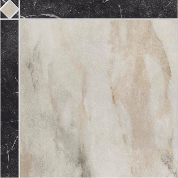 Livingstone Cassettone Melange Nero, Naturale, 33.7x33.7, Square, 8.50, Not Rectified