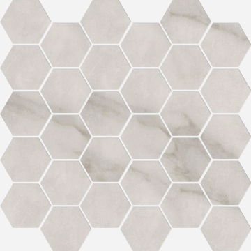 Livingstone Hexagon Bianco, Naturale, 29.5x29.5, Square, 9.50, Not Rectified