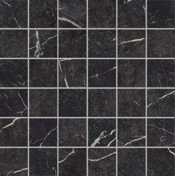Livingstone Mosaico Nero, Naturale, 30x30, Square, 8.50, Not Rectified
