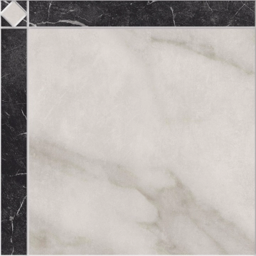 Livingstone Cassettone Bianco Nero, Naturale, 33.7x33.7, Square, 8.50, Not Rectified