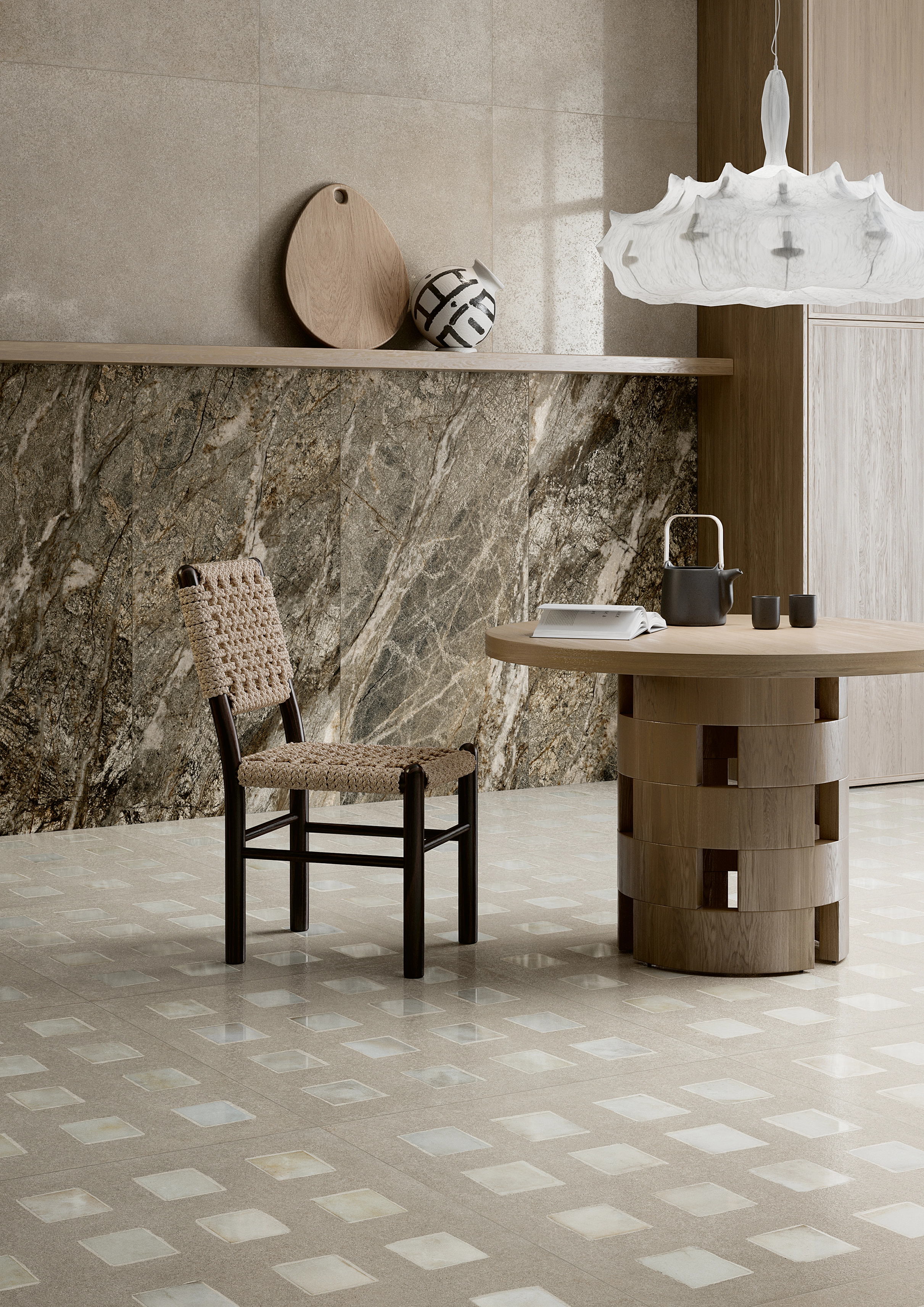 Ceramica Fioranese The Blend, Concrete; Stone