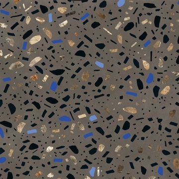 Fio Ghiaia Maxi GHX600L - Grafite, Lucidato, 60x60cm, 9.00mm, Rectified
