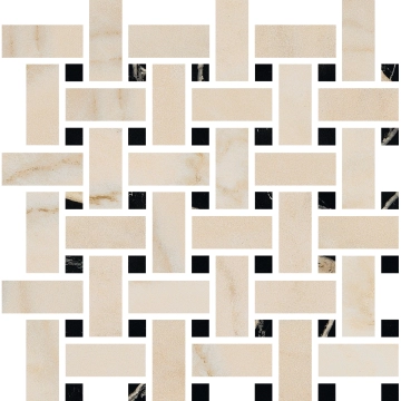 Sound Of Marbles Mosaico Weave M44MS2L - Rosa Cipria, Levigato, 30x30cm, 9.00mm, Rectified
