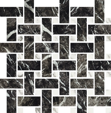 Prestige Mosaico Weave M30MS2L - Carnico, Levigato, 30x30cm, 9.00mm, Rectified