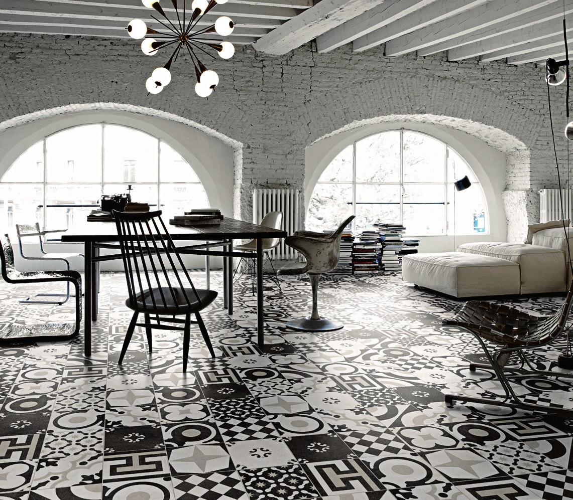 Ceramica Fioranese Cementine Black&white
