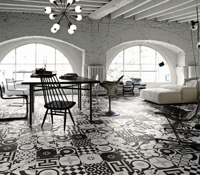 Ceramica Fioranese Cementine Black&white