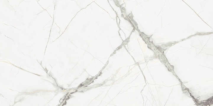 Marmorea Intensa M5711LR - Bianco Luce, Levigato, 74x148cm, 9.00mm, Rectified