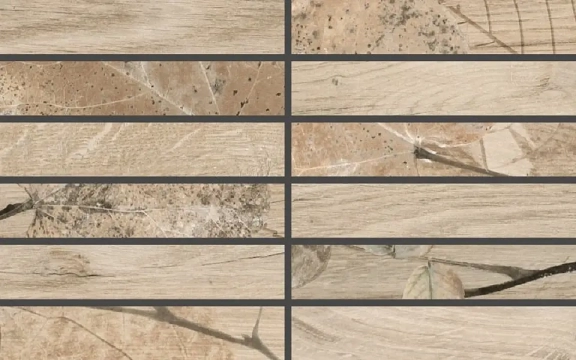 Foreste D'italia Mosaico 27FI01MO - Beige, Naturale, 20x32cm, 8.50mm, Not rectified