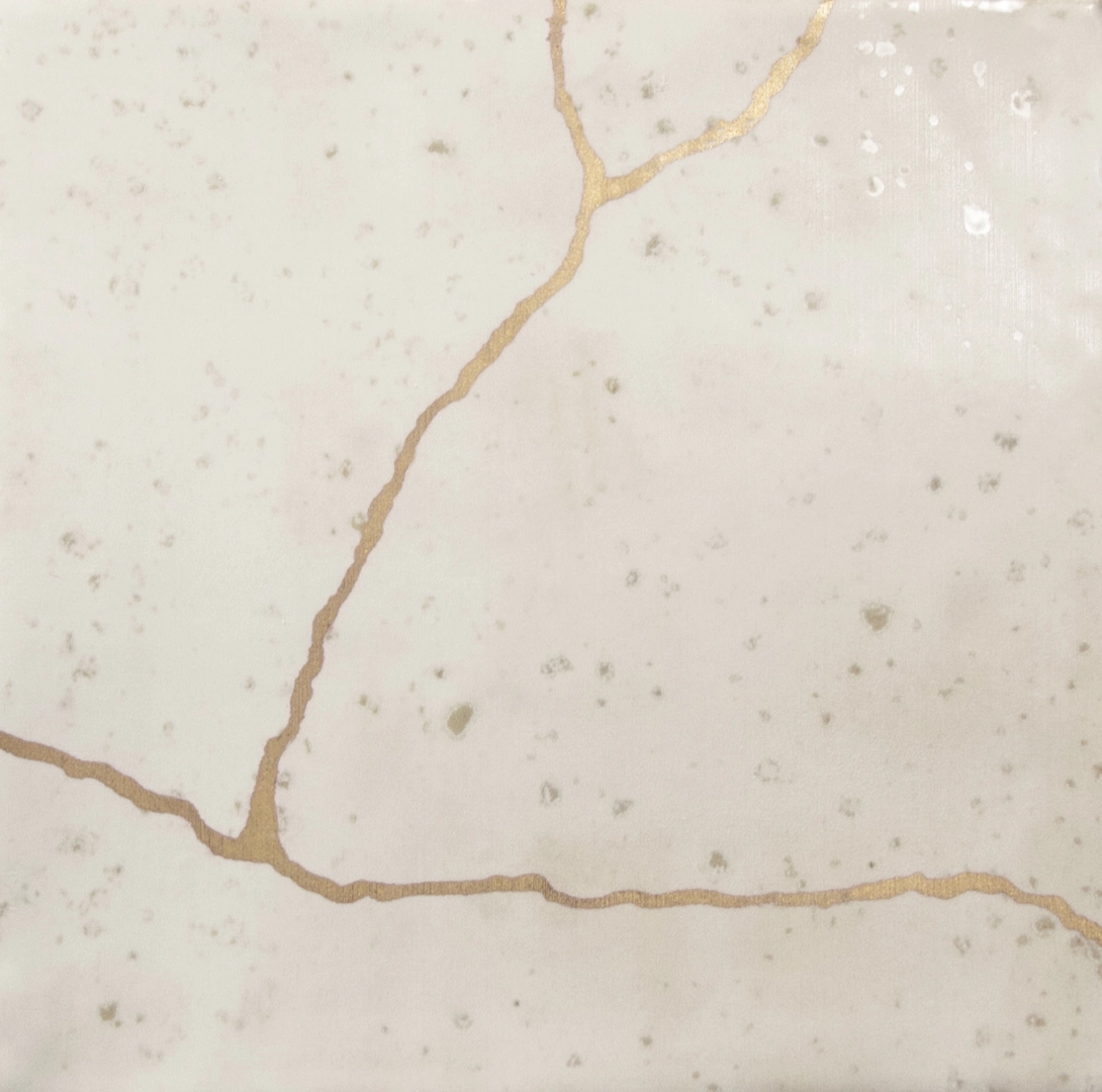Wow Design Enso Kintsugi Ivory, Matt, 12.5x12.5cm, 8.50mm, not ...
