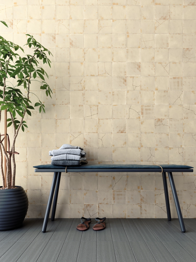 Wow Design Enso Kintsugi Ivory, Matt, 12.5x12.5cm, 8.50mm, not ...
