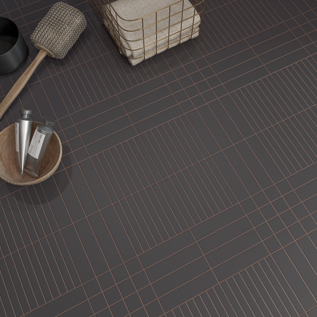 Wow Design Raster Grid S Basalt, Matt, 15x15cm, 8.50mm, not-rectified ...