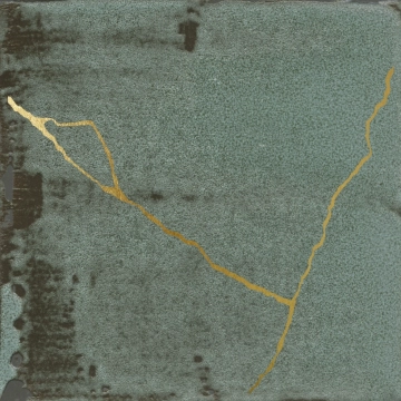 Enso 120849 - Kintsugi Green, Matt, 12.5x12.5cm, 8.50mm, Not rectified