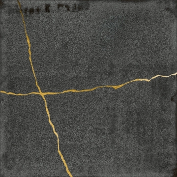 Enso 122330 - Kintsugi Graphite, Matt, 12.5x12.5cm, 8.50mm, Not rectified