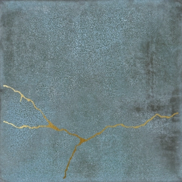 Enso 120850 - Kintsugi Blue, Matt, 12.5x12.5cm, 8.50mm, Not rectified