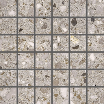Frammenta Mosaico 5x5 7658206 - Taupe, Grip, 30x30cm, 9.00mm, not-rectified