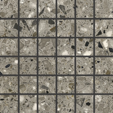 Frammenta Mosaico 5x5 7658477 - Grigio, Grip, 30x30cm, 9.00mm, not-rectified
