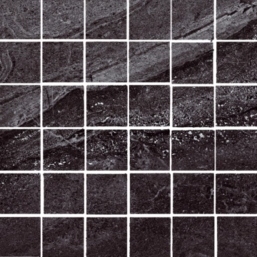 Artica Mosaico Antracite, Lappato, 30x30cm, 9.00mm, Not rectified