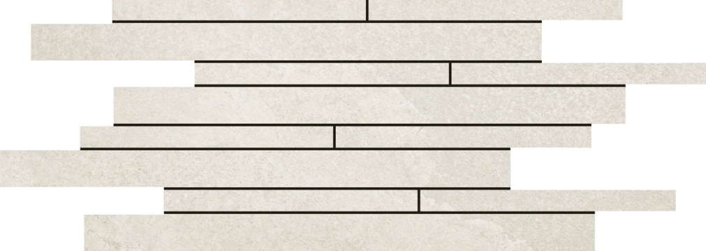 Artica Listellato 7678625 - Bianco, Lappato, 30x60cm, 9.00mm, Not rectified
