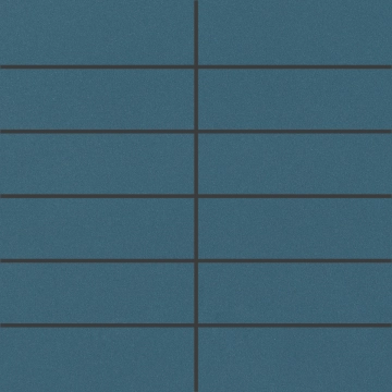 I Colori Muretto 5x15 T622947 - Petrolio, Naturale, 30x30cm, 6.00mm, not-rectified
