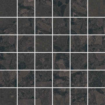 Black&cream Mosaico 8240 - Black Space, Matt, 30x30cm, 10.00mm, not-rectified
