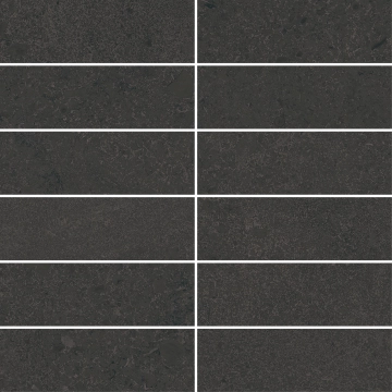 Black&cream Tight Mosaico 8230 - Black Night, Matt, 30x30cm, 10.00mm, not-rectified