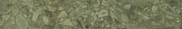 Black&cream 8S15 - Green Giada, Matt, 19.4x120cm, 10.00mm, Rectified