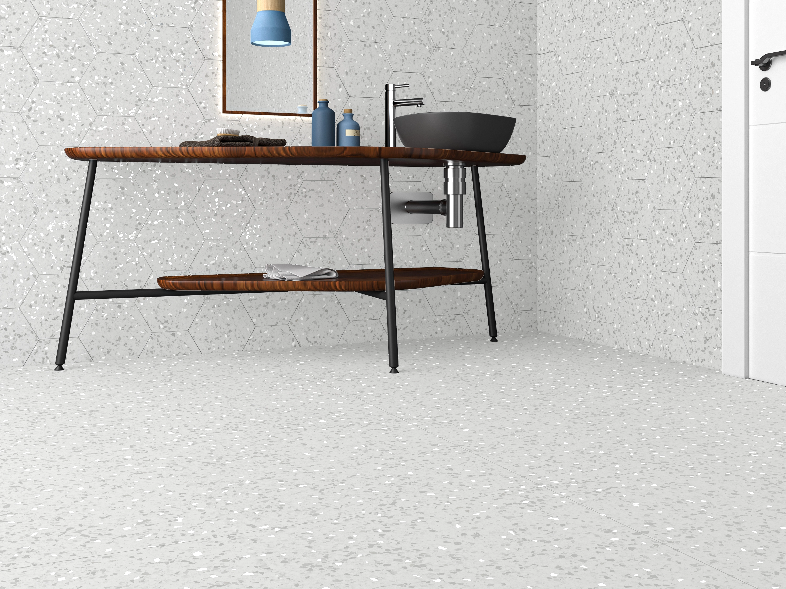 Ecoceramic Inspire, Terrazzo; Stone