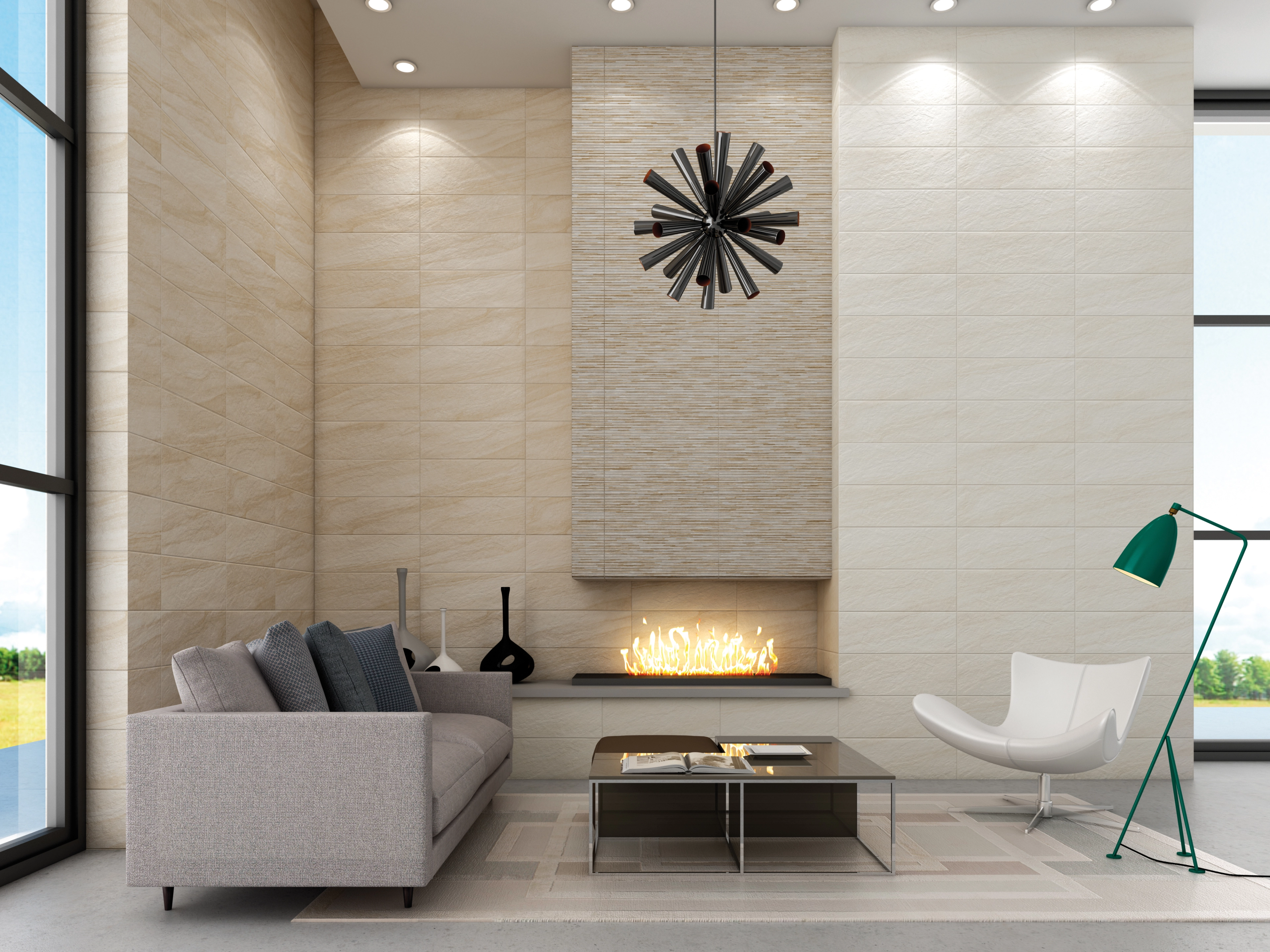 Ecoceramic Caliza, Stone