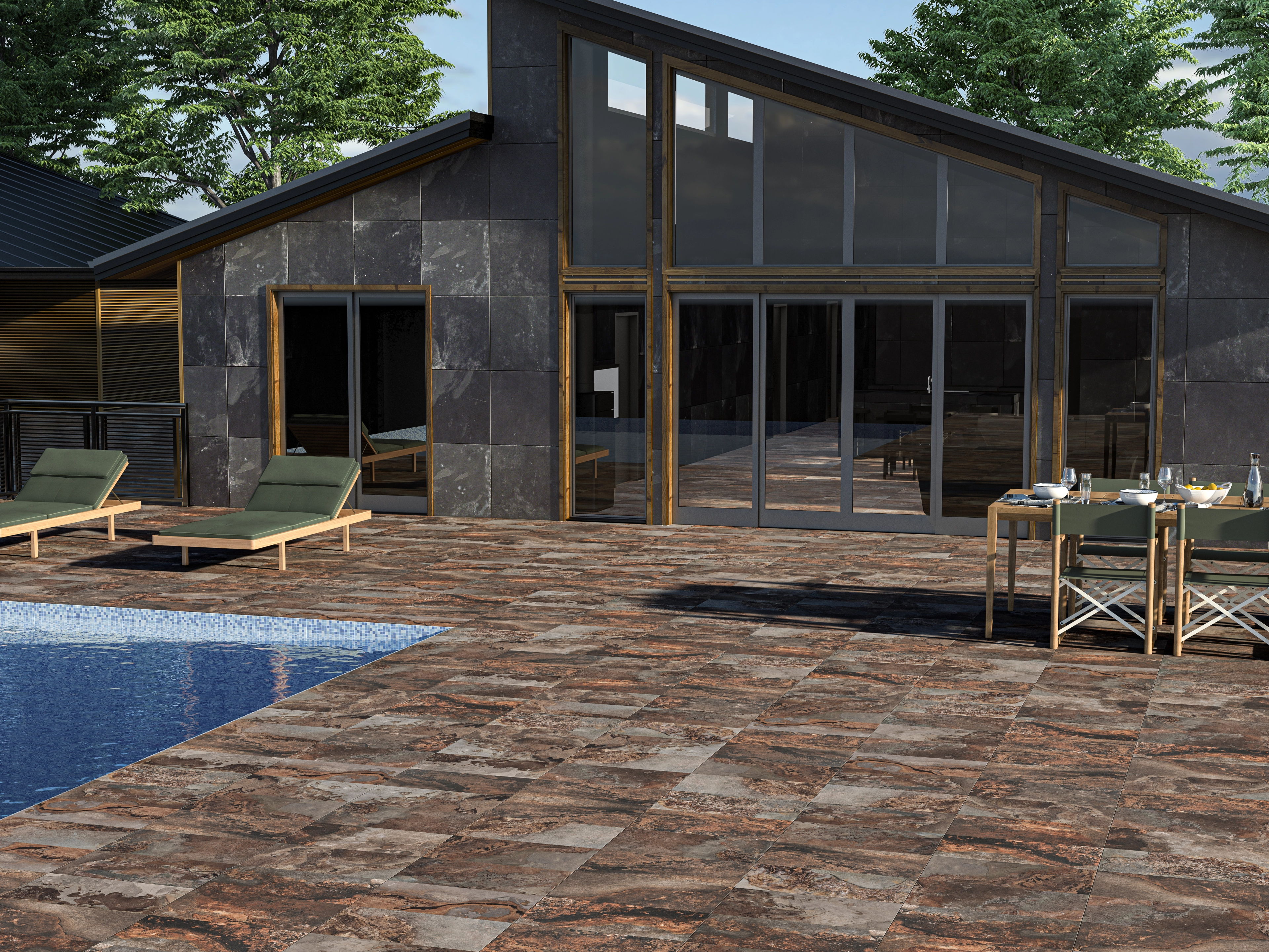 Ecoceramic Hekla, Concrete; Stone